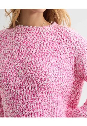 Saco Para Mujer Cuello Redondo Color Rosa Marca Seven Seven #28330670