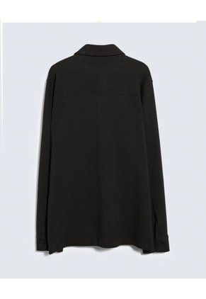 Camisa Para Hombre Seven Seven Color Negro Material Algodón 67% Poliéster 29% Elastano 4%