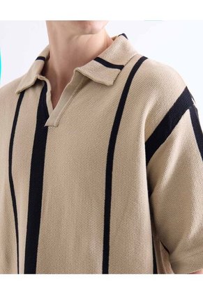 Camiseta  Para Hombre Manga Corta Cuello Redondo Color Crema Marca Seven Seven #45092859