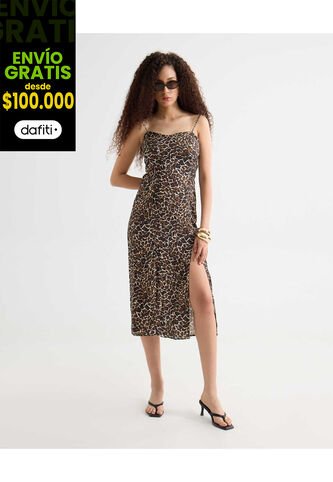 Vestido Para Mujer M/Sisa Largo Color Dorado Marca Seven Seven #28171433 Seven Seven