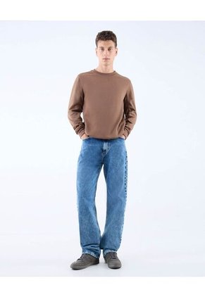 Buzo Para Hombre Cuello Redondo Color Cafe Marca Seven Seven #45060691