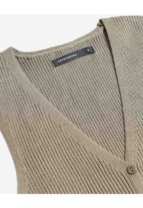 Camiseta Para Mujer Manga Sisa Cuello V Color Verde Marca Seven Seven #28096276