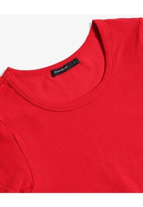 Camiseta Para Mujer Manga Corta Cuello Redondo Color Rojo Marca Seven Seven #28096407