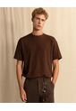 Camiseta  Para Hombre Manga Corta Cuello Redondo Color Café Marca Seven Seven #45092855 de Seven Seven