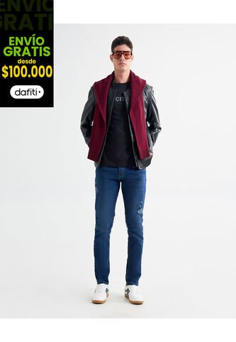 Jean Para Hombre Slim Color Azul Marca Seven Seven #45160603 Seven Seven