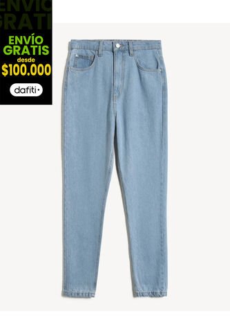 Jean Para Mujer Mom Color Azul Marca Seven Seven #28161002 Seven Seven