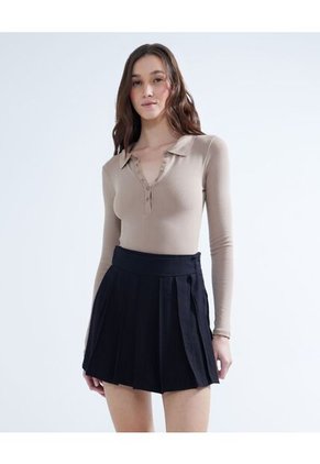 Falda Para Mujer Corto Color Negro Marca Seven Seven #28140879