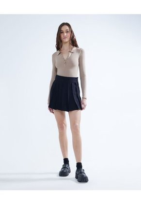 Falda Para Mujer Corto Color Negro Marca Seven Seven #28140879