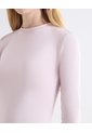 Camiseta Manga Larga Ajustada  Para Mujer Rosado Seven Seven de Seven Seven