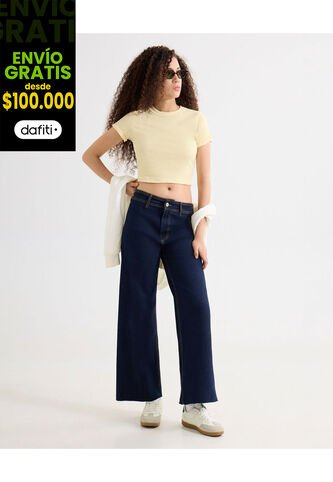 Jean Para Mujer Retro Color Azul Marca Seven Seven #28160970 Seven Seven