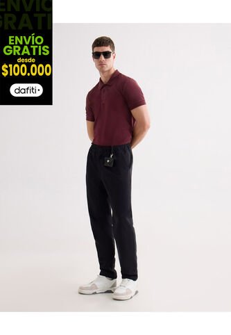 Pantalón Para Hombre Jogger Color Negro Marca Seven Seven #45071167 Seven Seven