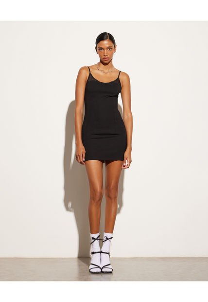 Vestido Para Mujer Manga Sisa Color Negro Marca Seven Seven #28171227
