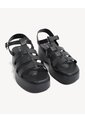 Sandalias De Plataforma  Para Mujer Negro Seven Seven de Seven Seven