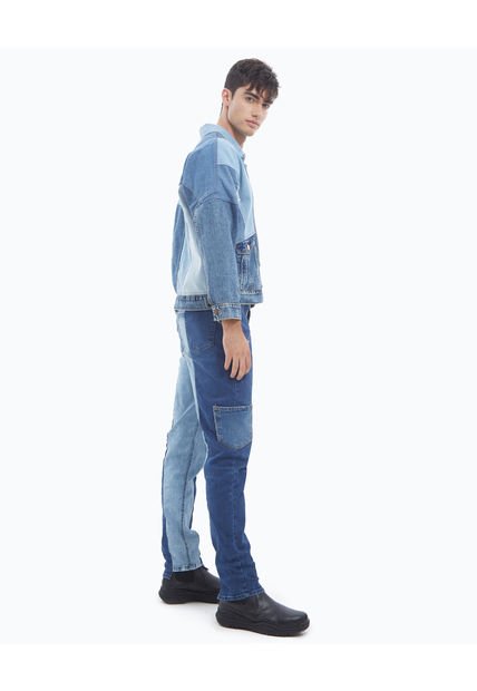Jean Para Hombre Slim Taper Color Azul Medio Marca Seven Seven #45160470
