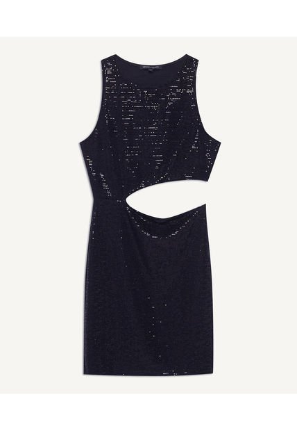 Vestido Para Mujer Manga Sisa Color Negro Marca Seven Seven #28171215