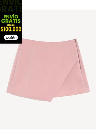 Short Para Mujer Multiusos Plano Color Rosado Marca Seven Seven #28191112 Seven Seven