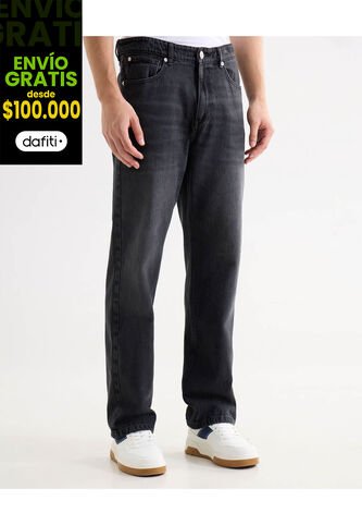 Jean Para Hombre Straight Color Negro Marca Seven Seven #45160636 Seven Seven