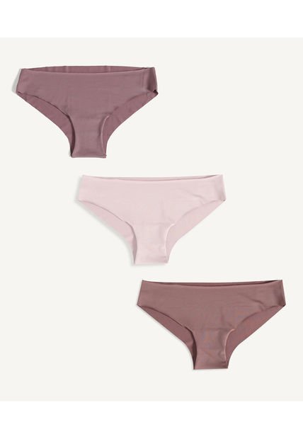 Panty Para Mujer Hipster Color Cafe  Marca Seven Seven #28800083