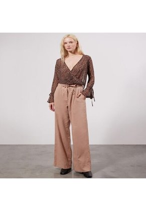 Blusa Para Mujer Manga Larga Color Camel Marca Seven Seven #28123853