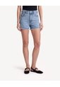 Short Denim Con Desgaste  Para Mujer Azul Seven Seven de Seven Seven