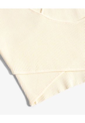 Camiseta Para Mujer Manga Larga Cuello V Color Marfil Marca Seven Seven #28096421