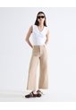 Jean Retro Tono Arena  Para Mujer Taupe Seven Seven de Seven Seven