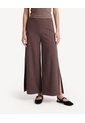 Pantalón Culotte Con Aberturas  Para Mujer Café Seven Seven de Seven Seven
