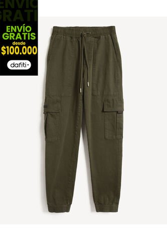 Pantalón Para Hombre Jogger Color Verde Marca Seven Seven #45071147 Seven Seven