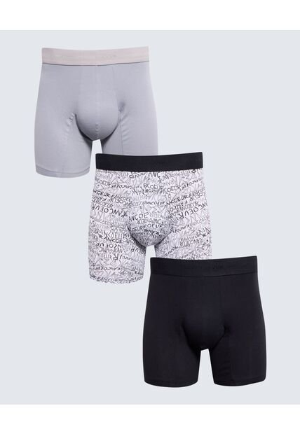 Boxer Para Hombre Fleat Seamer Medio Color Gris Claro Marca Seven Seven #45000375