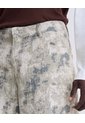 Jean Baggy Con Estampado Y Picos  Para Mujer Gris Seven Seven de Seven Seven