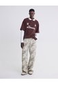Jean Baggy Con Estampado Y Picos  Para Mujer Gris Seven Seven de Seven Seven