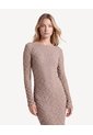 Vestido Maxi De Encaje  Para Mujer Café Seven Seven de Seven Seven