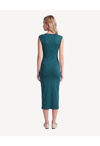 Vestido Midi Con Recogidos  Para Mujer Verde Seven Seven Seven Seven