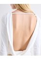Camiseta Drapeado Posterior  Para Mujer Blanco Seven Seven de Seven Seven