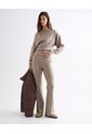Pantalón Flare Tiro Alto  Para Mujer Taupe Seven Seven de Seven Seven