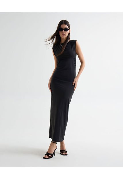 Vestido Para Mujer M/Sisa Largo Color Negro Marca Seven Seven #28171397