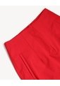 Short Tejido Plano Con Pinzas  Para Mujer Rojo Seven Seven de Seven Seven