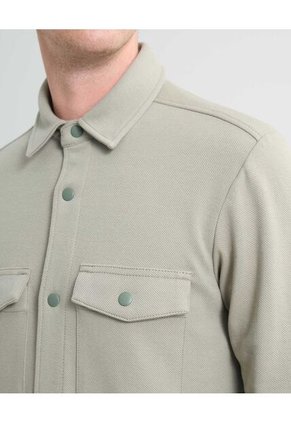 Camisa Para Hombre  Color Verde Claro Marca Seven Seven #45012102