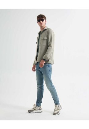 Camisa Para Hombre  Color Verde Claro Marca Seven Seven #45012102