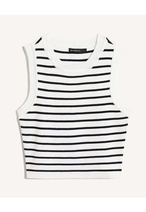 Camiseta Para Mujer Manga Sisa Cuello Redondo Color Blanco Marca Seven Seven #28096408