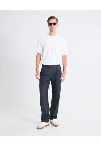 Pantalón Sastre De Doble Pinza  Para Hombre Negro Seven Seven Seven Seven
