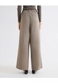 Pantalón Animal Print Bota Amplia  Para Mujer Beige Seven Seven de Seven Seven