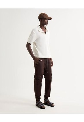 Pantalón Para Hombre Jogger Color Café Marca Seven Seven #45071077