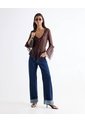 Jean Straight Tono Claro  Para Mujer Azul Seven Seven de Seven Seven