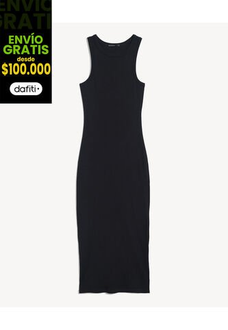 Vestido Para Mujer M/Sisa Largo Color Negro Marca Seven Seven #28171423 Seven Seven