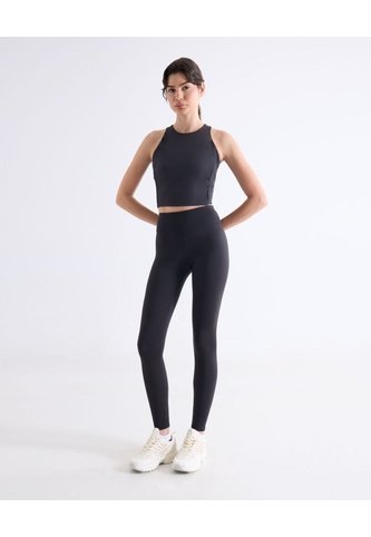 Leggins Ajustado Deportivo  Para Mujer Negro Seven Seven Seven Seven