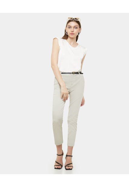 Pantalon Para Mujer Chino Color Beige Marca Seven Seven #28071260