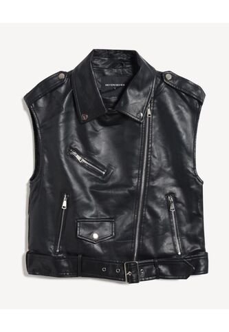 Chaleco Para Mujer Plano Color Negro Marca Seven Seven #28250152 Seven Seven