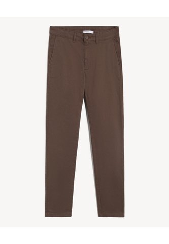 Pantalón Chino Regular  Para Hombre Café Seven Seven Seven Seven