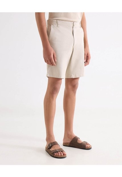 Short Chino Básico  Para Hombre Beige Seven Seven